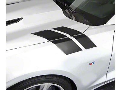 Fender Hash Side Accent Stripes; Gloss Black (14-15 Camaro)