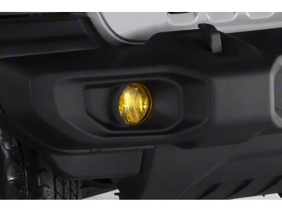 Fog Light Covers; Transparent Yellow (14-15 Camaro SS)