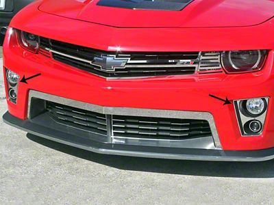 Fog Light Trim; Kit Polished; 8-Piece (12-13 Camaro ZL1)