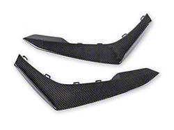 Front Bumper Side Canards; Carbon Fiber (17-24 Camaro ZL1)