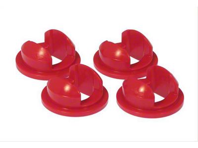 Front Control Arm Bushing Insert Kit; Forward Position; Red (10-15 Camaro)