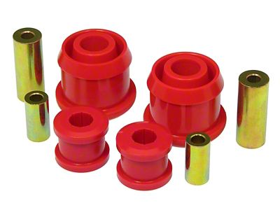 Front Control Arm Bushing Kit; Red (10-15 Camaro)