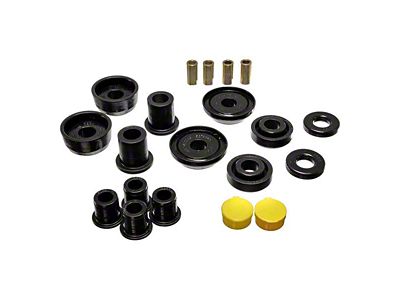 Front Control Arm Bushings; Black (93-02 Camaro)