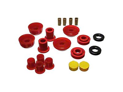 Front Control Arm Bushings; Red (93-02 Camaro)