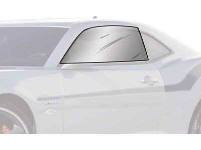 Front Door Glass; Driver Side (10-15 Camaro Coupe)