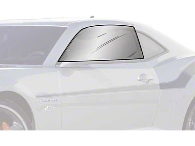 Front Door Glass; Passenger Side (10-15 Camaro Coupe)