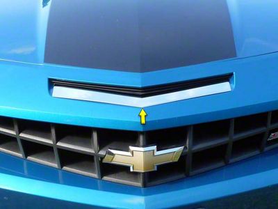 Front Grille Accent Trim; Stainless Steel (10-15 Camaro)