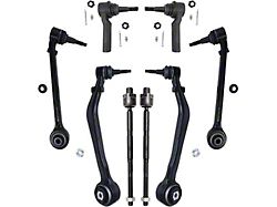 Front Lower Forward Rearward Control Arms with Tie Rods; 8-Piece Kit (10-12 Camaro SS; 10-15 Camaro LS, LT)