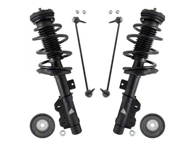 Front Strut and Spring Assemblies with Sway Bar Links (13-15 3.6L Camaro)