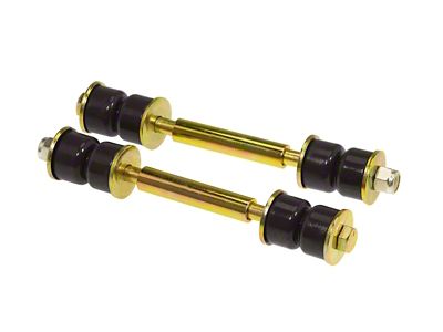 Front Sway Bar End Link Kit; Black (93-02 Camaro)