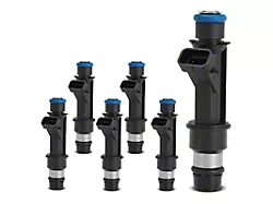 Fuel Injector Kit; Set of 6; Black (00-02 3.8L Camaro)