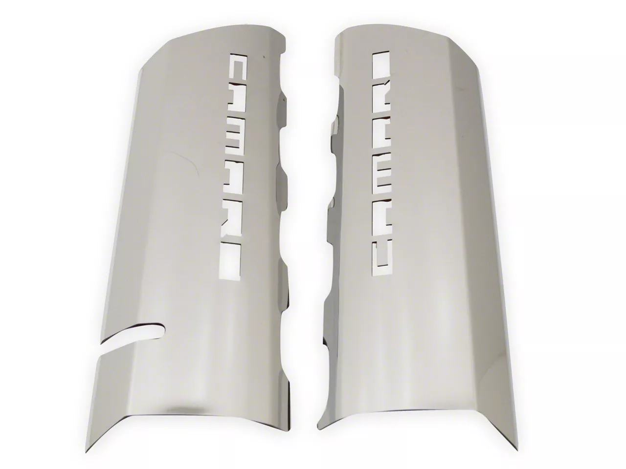 Camaro Fuel Rail Cover; Stainless Polished; Overlays; Camaro