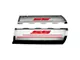 Fuel Rail Cover Overlays with SS Style Top Plates; Bright Red (16-24 Camaro SS)