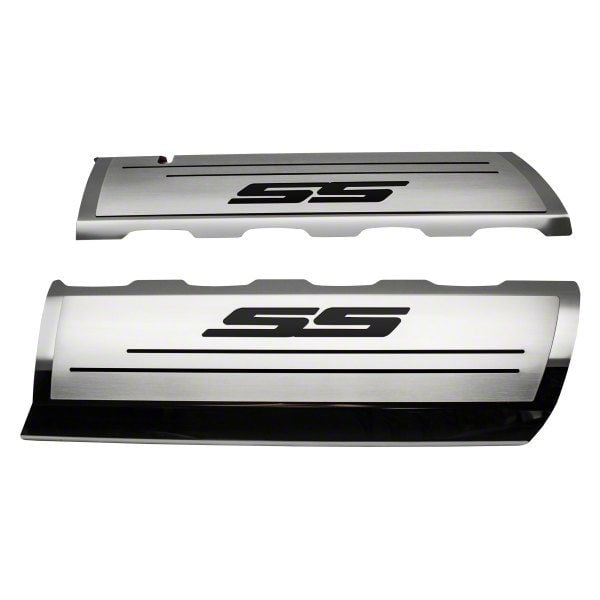 Camaro Fuel Rail Cover Overlays with SS Style Top Plates
