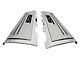Fuel Rail Cover Overlays with SS Style Top Plates; Black Solid (16-24 Camaro SS)