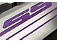 Fuel Rail Cover Overlays with SS Style Top Plates; Purple Carbon Fiber (16-24 Camaro SS)