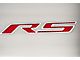 Polished Fuse Box Cover with Brushed RS Top Plate; Red (16-24 Camaro LT w/ RS Package)