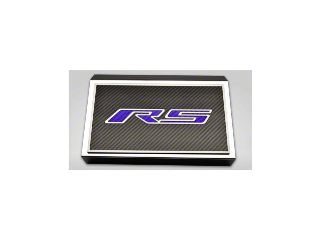 Fuse Cover Cover with Carbon Fiber RS Top Plate; Purple Carbon Fiber (16-24 Camaro)
