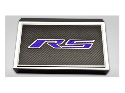 Fuse Cover Cover with Carbon Fiber RS Top Plate; Purple Carbon Fiber (16-24 Camaro)