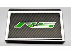 Fuse Cover Cover with Carbon Fiber RS Top Plate; Solid Synergy Green (16-24 Camaro)