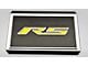 Fuse Cover Cover with Carbon Fiber RS Top Plate; Solid Yellow (16-24 Camaro)