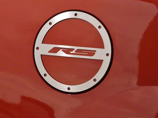 Gas Cap Cover; Satin; RS (10-18 Camaro)