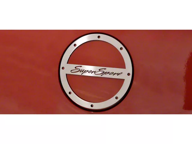 Gas Cap Cover; Satin; Super Sport (10-18 Camaro)