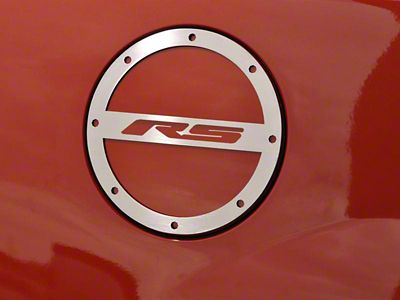 Gas Cap Cover; Polished; RS (10-18 Camaro)