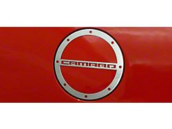 Gas Cap Cover; Polished; Camaro Style (10-18 Camaro)