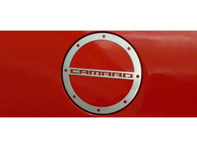 Gas Cap Cover; Satin; Camaro Style (10-18 Camaro)