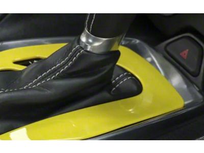 Gear Shift Panel; Yellow (16-24 Camaro w/ Automatic Transmission)