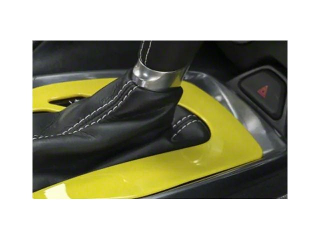 Gear Shift Panel; Yellow (16-24 Camaro w/ Automatic Transmission)