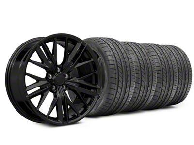20x8.5 OE Wheels ZL1 Style Wheel - 255/35R20 Atturo All-Season AZ850 Tire; Wheel & Tire Package (16-24 Camaro LS, LT)