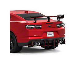 Genali VR2 Rear Diffuser; Forged Carbon Fiber Vinyl (16-24 Camaro LT1, SS, ZL1)