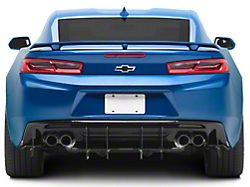 Genali VR2 Rear Diffuser; Gloss Carbon Fiber Vinyl (16-23 Camaro LT1, SS, ZL1)