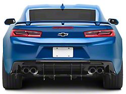 Genali VR2 Rear Diffuser; Gloss Carbon Fiber Vinyl (16-24 Camaro LT1, SS, ZL1)