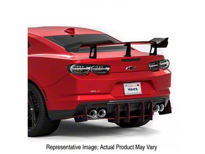 Genali VR2 Rear Diffuser; Urban Camo Vinyl (16-24 Camaro LT1, SS, ZL1)