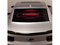 Glow Plate with Camaro Logo; Clear; Extreme Multi-Color Lighting Kit (10-15 Camaro Coupe)