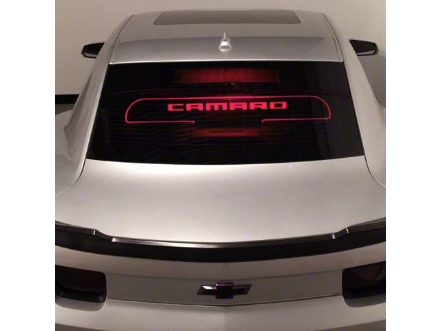 Glow Plate with Camaro Logo; Extreme Lighting Kit (10-15 Camaro Coupe)