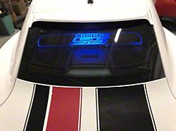 Glow Plate with Camaro SS Logo; Clear; Extreme Multi-Color Lighting Kit (10-15 Camaro Coupe)
