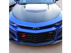 GT4 Tow Hook with Red D-Ring; Front (16-18 Camaro SS)
