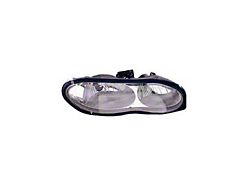 Headlight; Chrome Housing; Clear Lens; Passenger Side (98-02 Camaro)