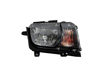 CAPA Replacement Halogen Headlight; Passenger Side (10-13 Camaro w/ Factory Halogen Headlights)