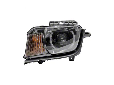 CAPA Replacement Halogen Headlight; Driver Side (10-15 Camaro w/ Factory Halogen Headlights)