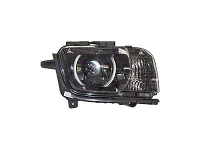 CAPA Replacement Halogen Headlight; Passenger Side (10-15 Camaro w/ Factory Halogen Headlights)