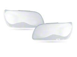 Headlight Covers; Clear (10-13 Camaro w/ Factory Halogen Headlights)