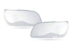Headlight Covers; Clear (10-13 Camaro w/ Factory Halogen Headlights)