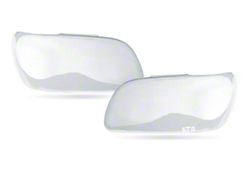 Headlight Covers; Clear (14-15 Camaro w/ Factory Halogen Headlights)