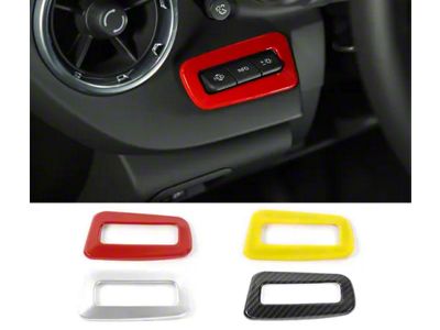 Heads Up Display Controls Trim; Red (16-24 Camaro)