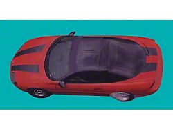 Heritage Stripes; Red (93-97 Camaro RS, Z/28)